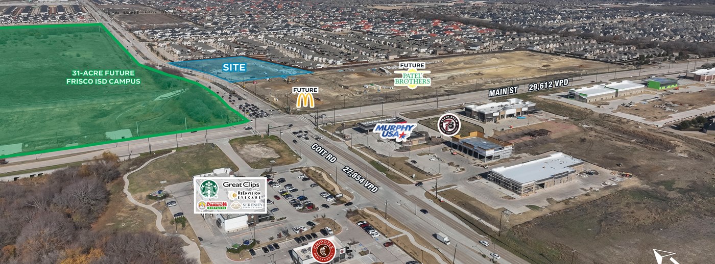 NEQ Coit Road & Main Street