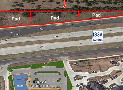 PAD SITES - NWC Crystal Falls Parkway & 183A