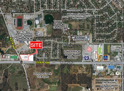 NEC Teasley Dr & Parkridge Dr
